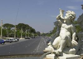 Paseo de la Alameda de Valencia.