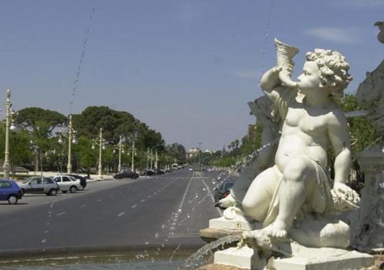 Paseo de la Alameda de Valencia.