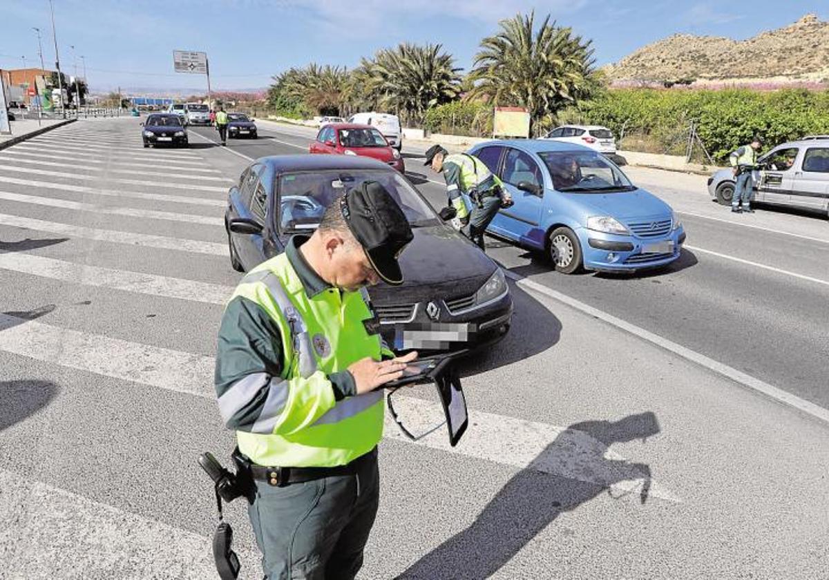 Campaña de vigilancia de la DGT, en una imagen de archivo.