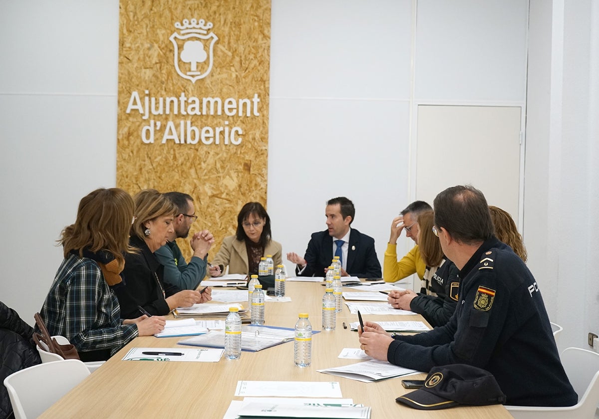 Junta Local de Seguridad en Alberic.