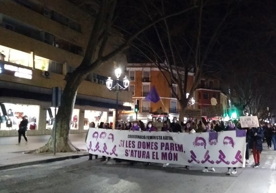 Manifestación de Xàtiva del año pasado.