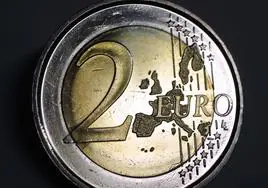 Moneda de 2 euros.