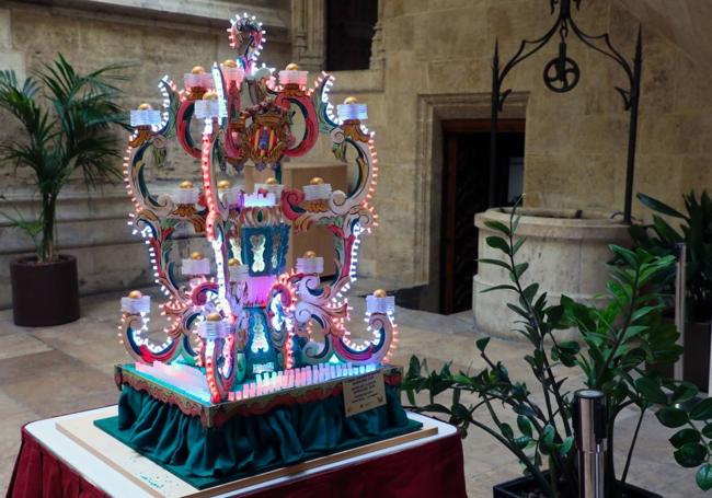 Una gaiata en el Palau de la Generalitat.