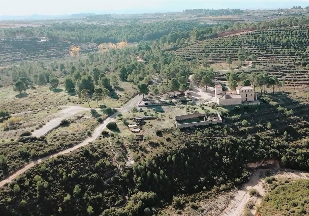 Paraje de la Casa Heretat del Salido de l'Olleria.