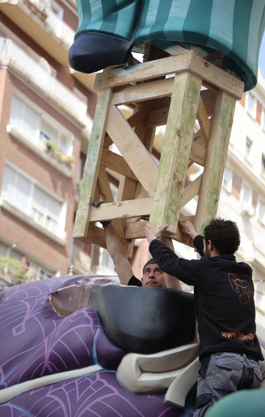 La plantà de las Fallas de Especial en 2023