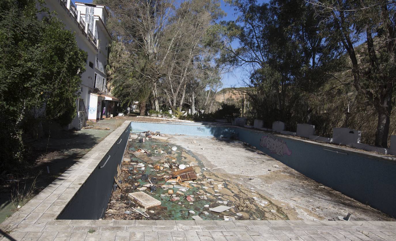 Estado del balneario de Chulilla