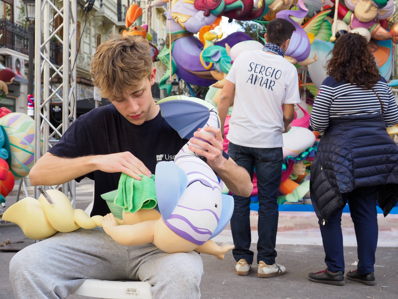 Comienza la plantà infantil de las Fallas 2023