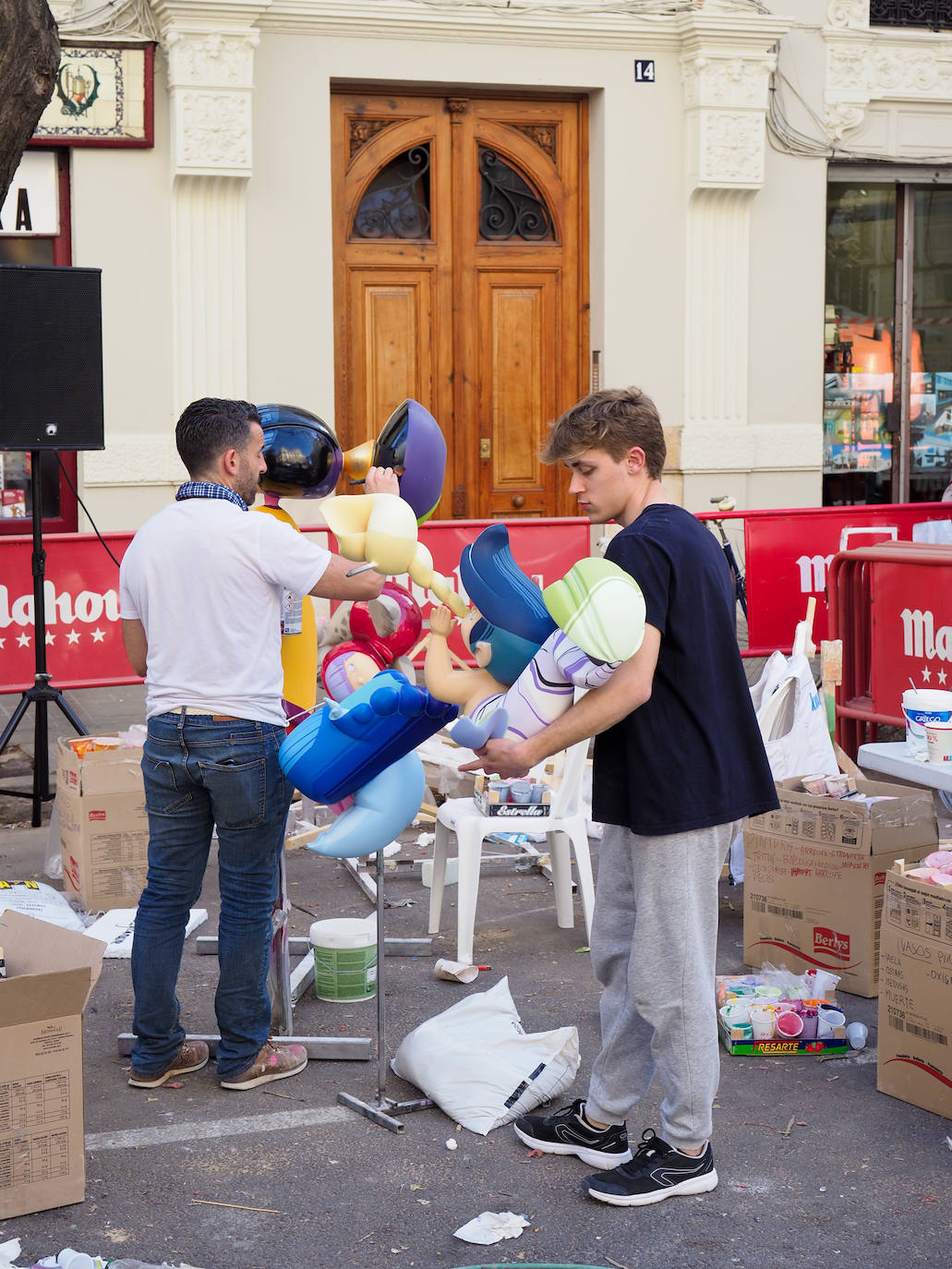 Comienza la plantà infantil de las Fallas 2023