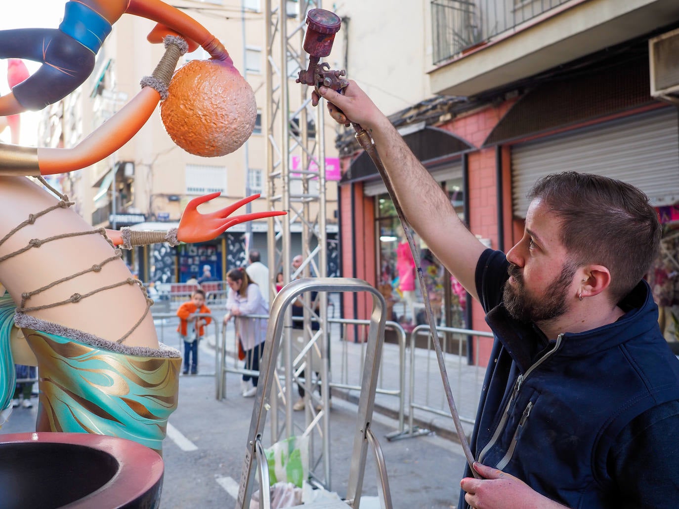 Comienza la plantà infantil de las Fallas 2023