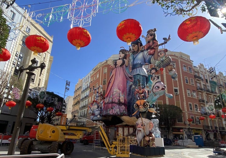 Falla Sueca-Literato Azorín.