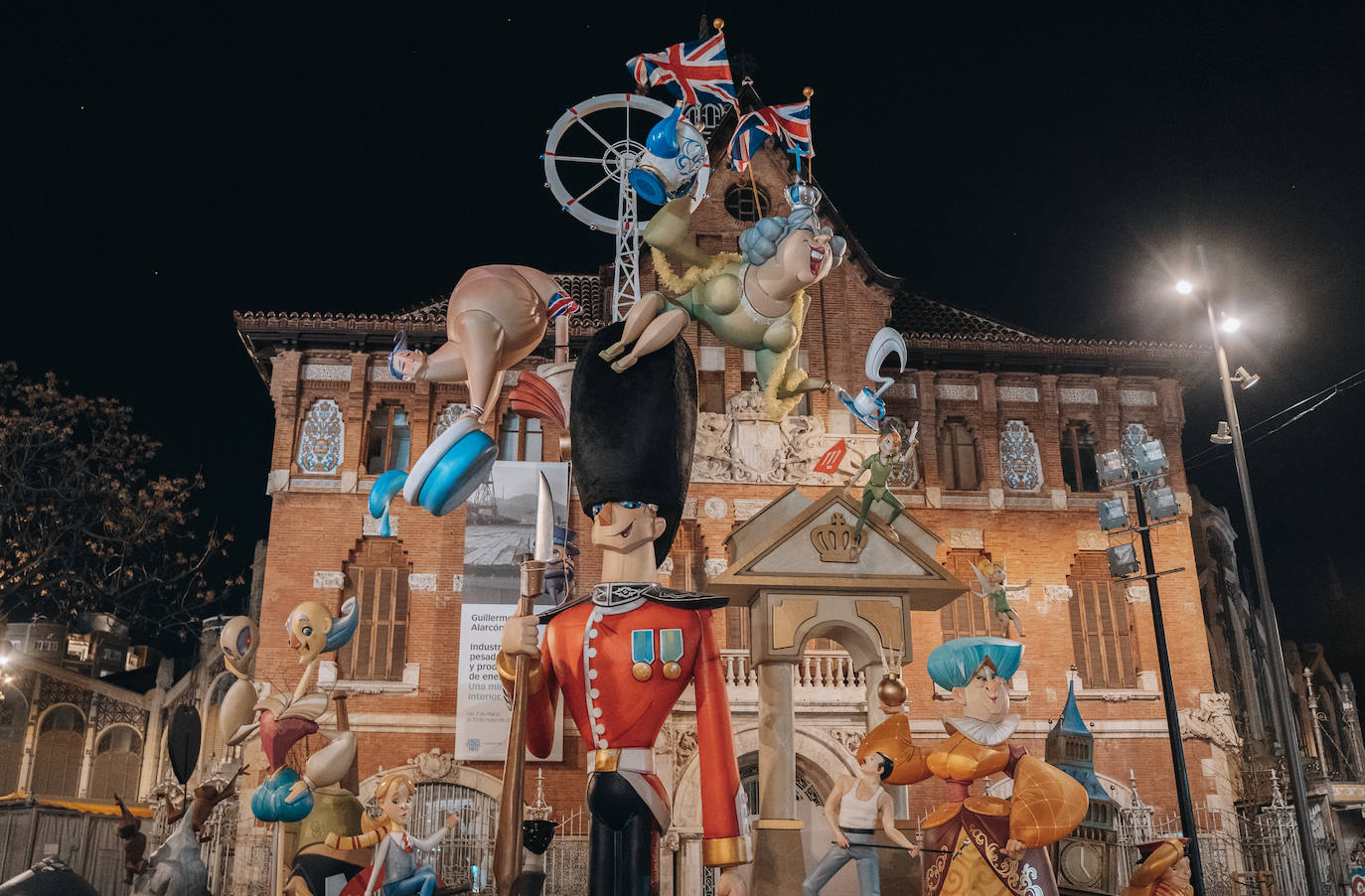 Así es la falla Plaza Mercado Central 2023