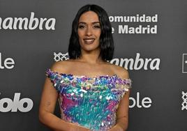 La artista Chanel, en los premios Ídolo con un look distinto a como la conocimos en Eurovisión.