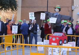 Protesta de los agricultores.