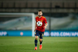 Gayà, en una de las convocatorias con la Selección Española.