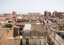 Vista del barrio del Cabanyal de Valencia.