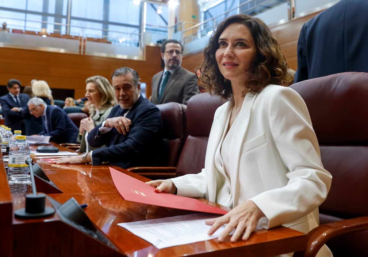 La presidenta de Madrid, Isabel Díaz Ayuso.