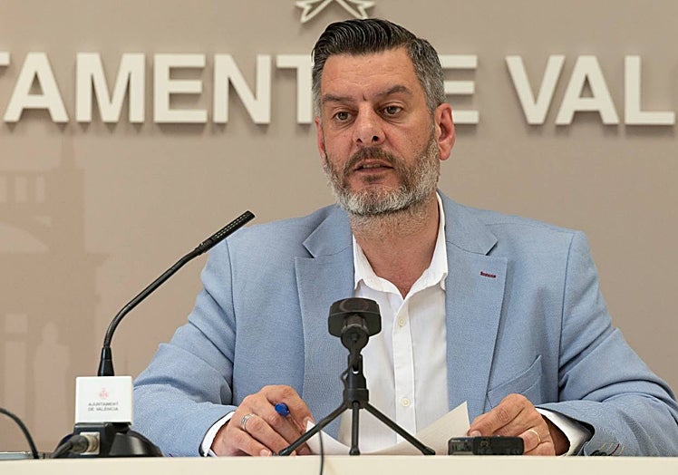 Galiana, durante la rueda de prensa de balance de este viernes.