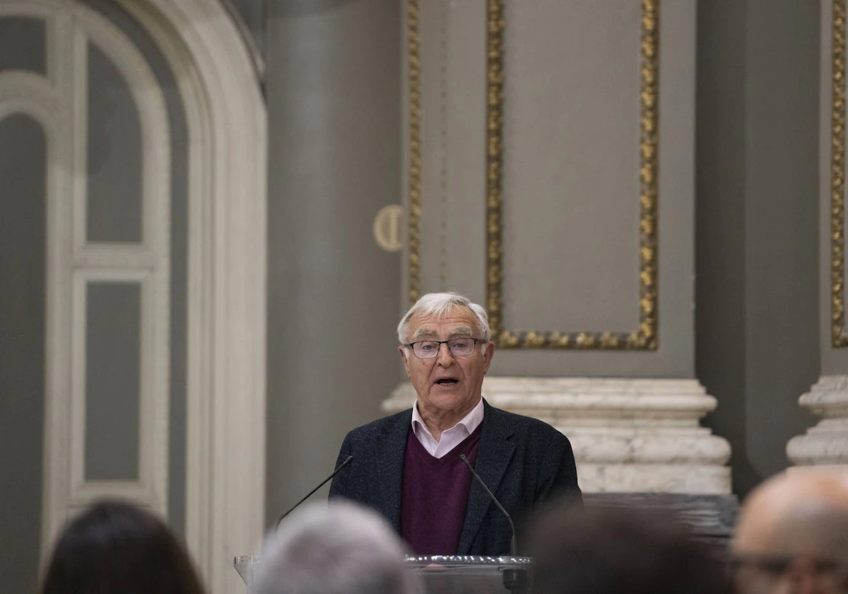 El alcalde de Valencia, Joan Ribó, en un acto en el Salón de Cristal.