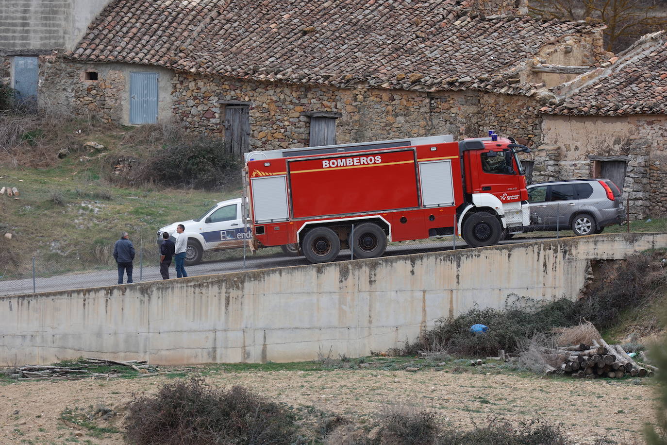 Incendio forestal en Villanueva de Viver