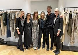 El equipo de la tienda Zadig&Voltaire en Valencia.