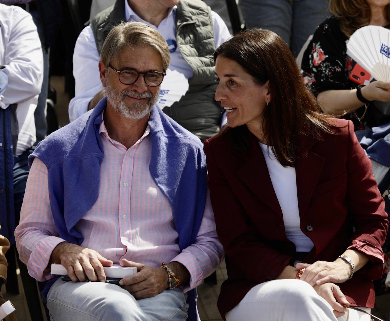 Ayuso participa en un mitin del PP en Valencia