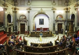 Pleno del Ayuntamiento de Valencia.