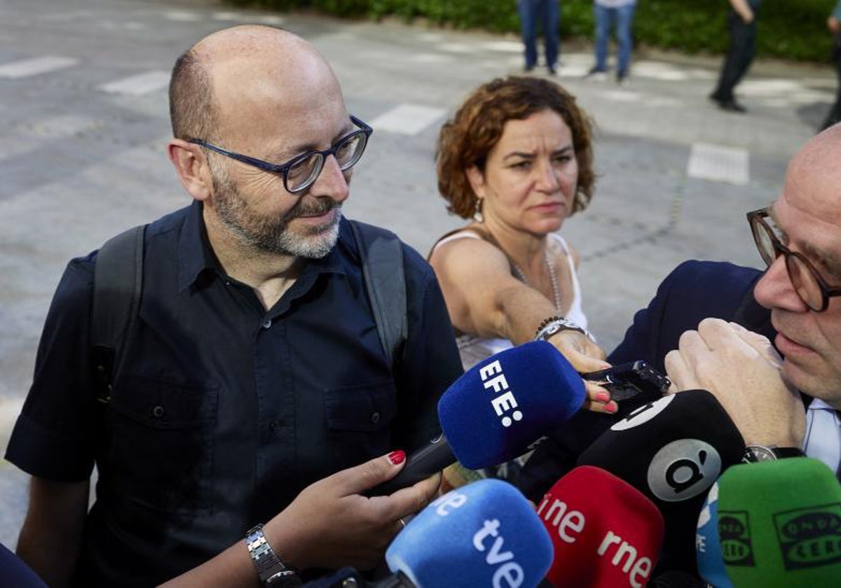 Francis Puig, cuando acudió a comparecer en la Ciudad de la Justicia.