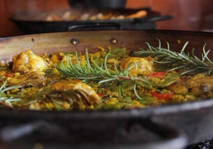 Imagen principal - Un arroz al horno de época en Restaurante Trencall