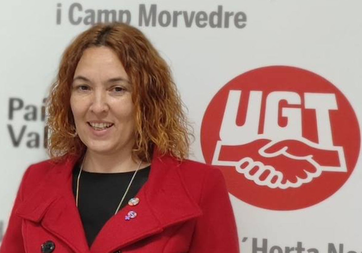 Pilar Tarragón, responsable comarcal de UGT.