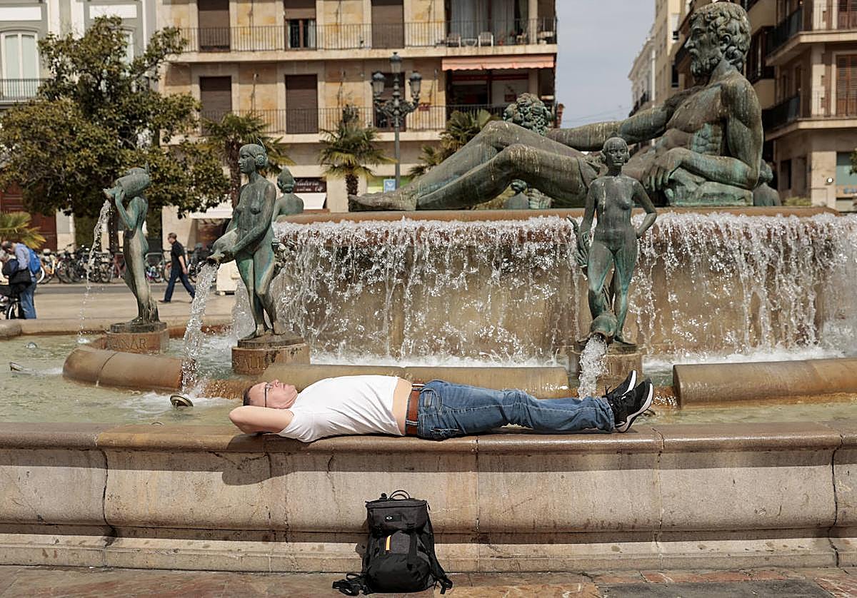 Calor en Valencia.