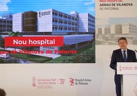 Puig anuncia la construcción de un nuevo hospital en Paterna.