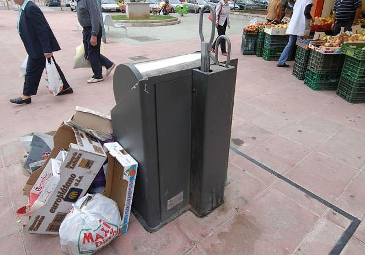 Basura en Castellón.