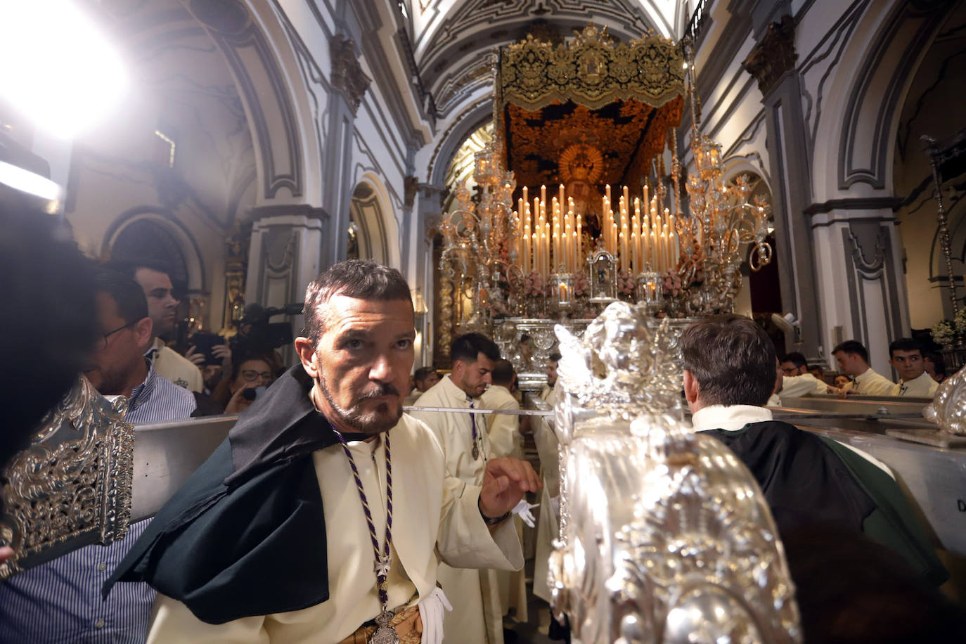 Antonio Banderas, fiel a la Semana Santa de Malaga