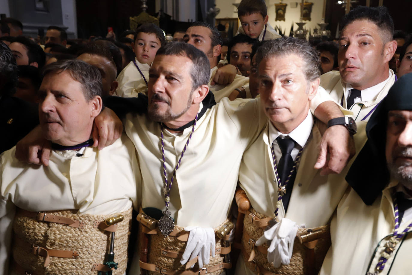 Antonio Banderas, fiel a la Semana Santa de Malaga