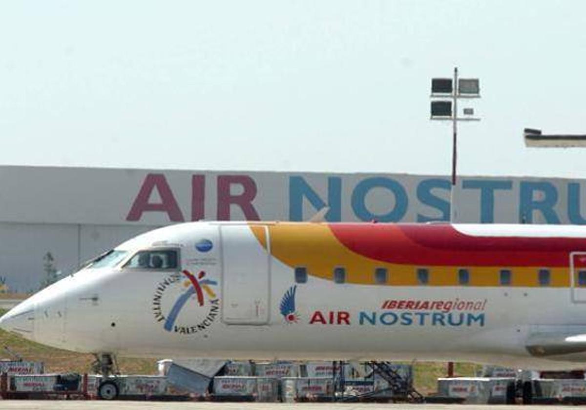 Imagen de archivo de un avión de Air Nostrum