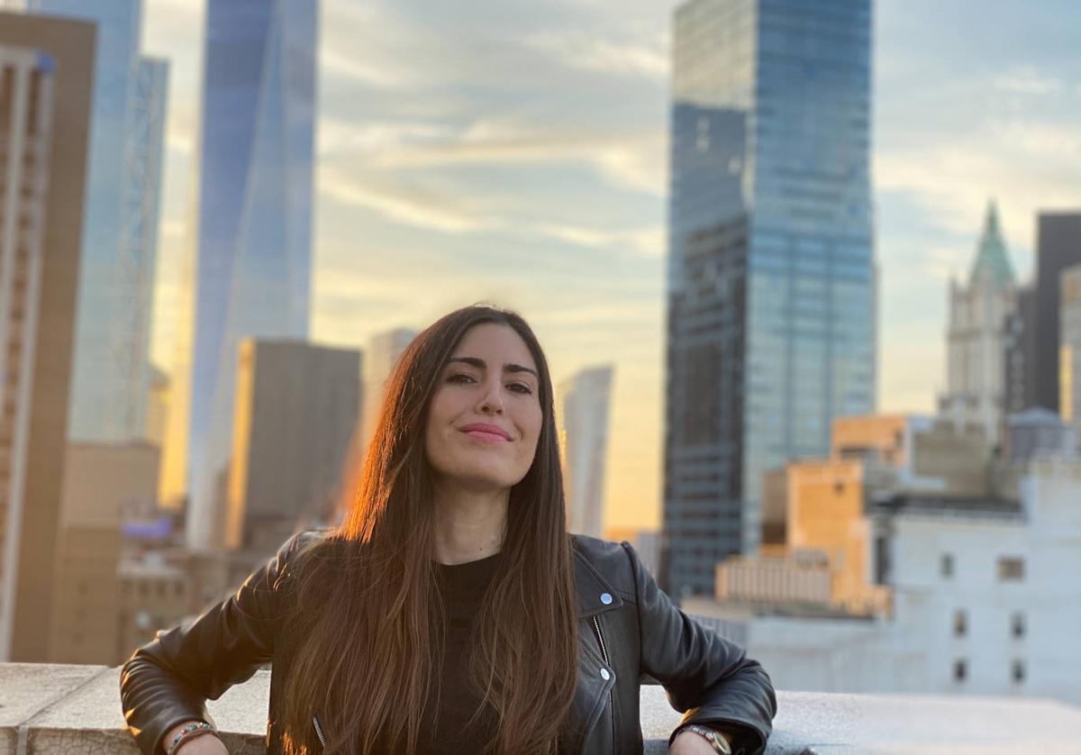 Erika Alabadí, en Manhattan, donde vive desde hace poco más de dos años.