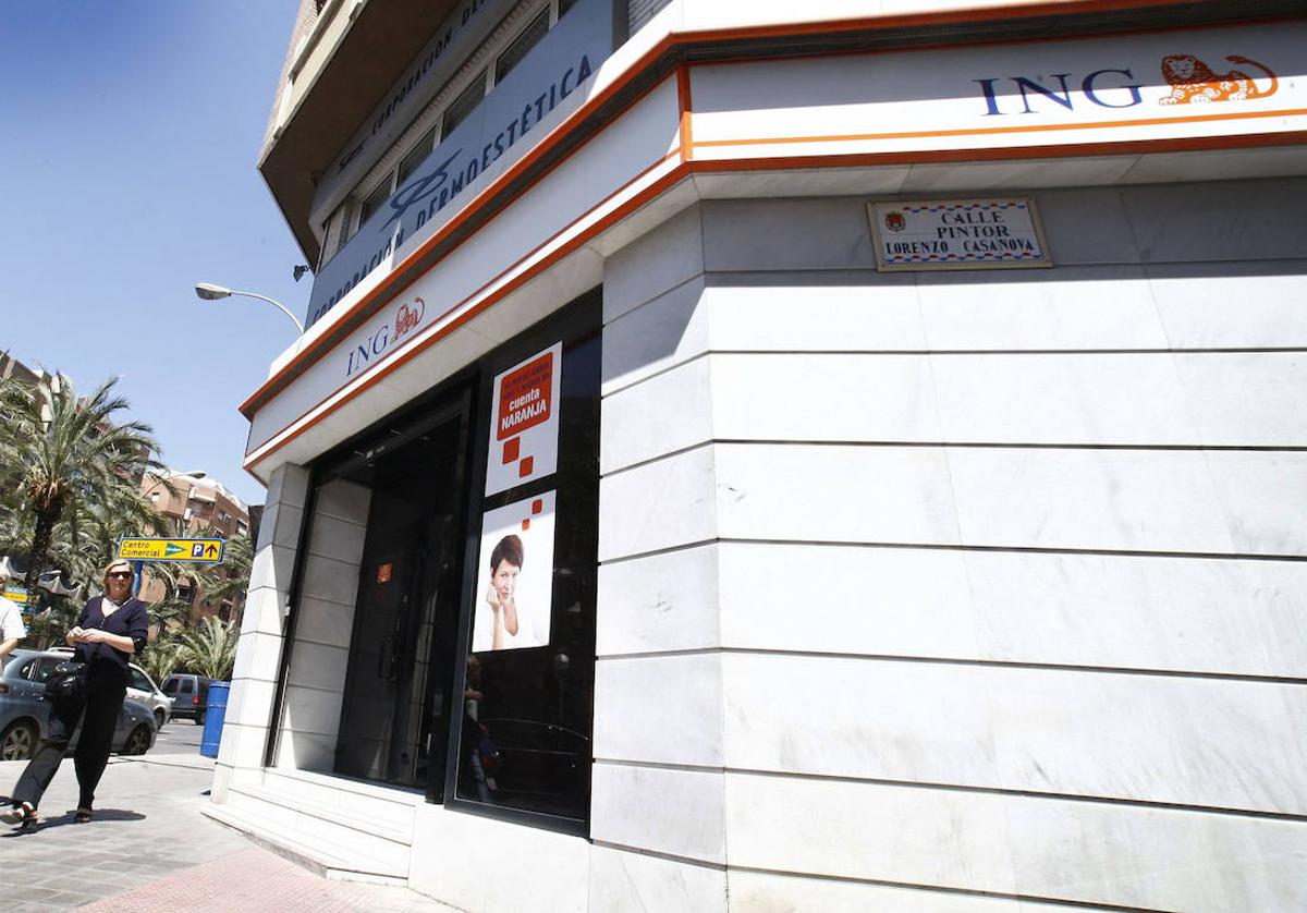 Un banco ING.