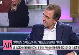 Alessandro Lequio durante 'El programa de Ana Rosa'