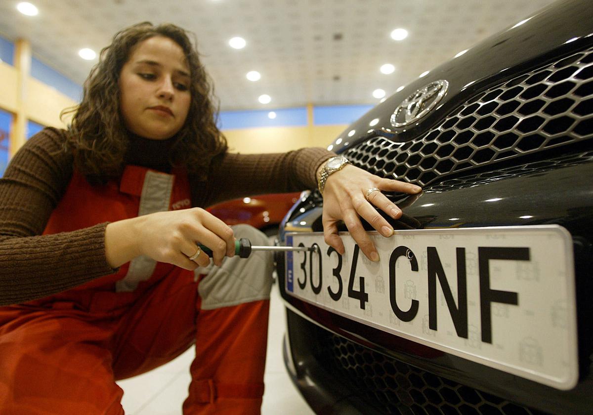 Coches matriculados.