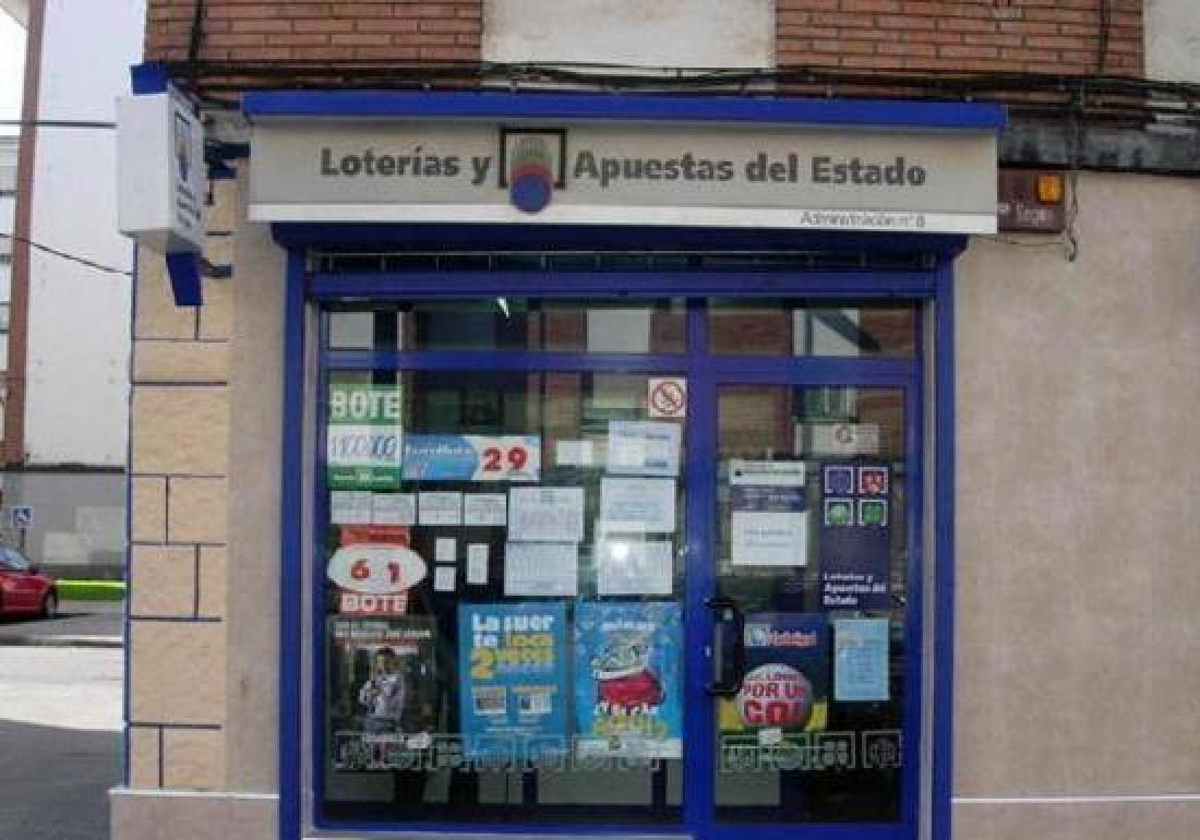 Una administración de lotería.