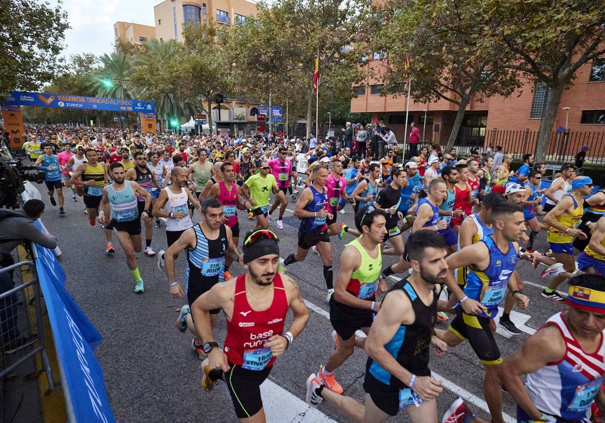 Participantes en la última edición del Medio Maratón Valencia Trinidad Alfonso Zurich.