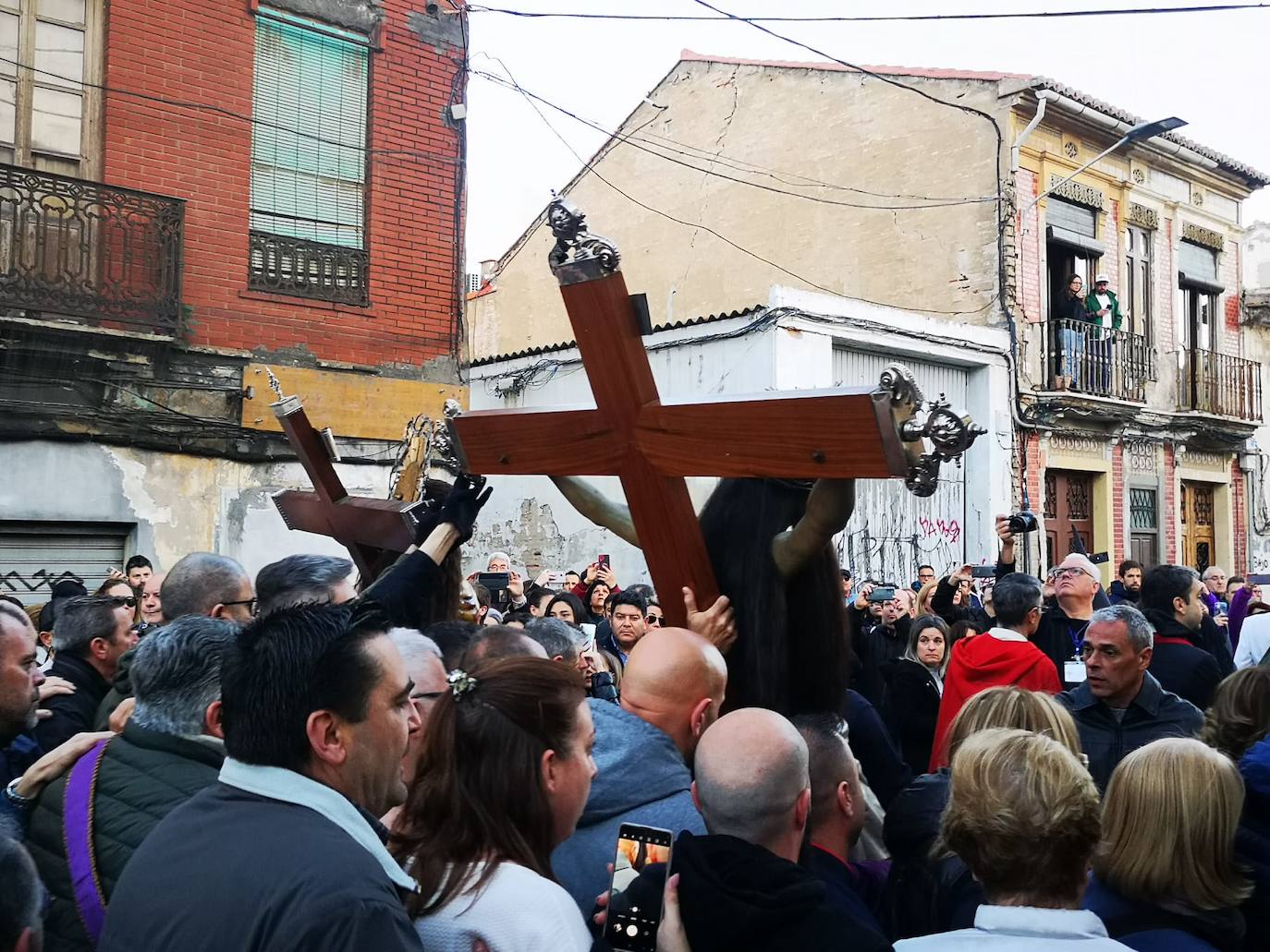 Encuentro de los dos Cristos en el Cabanyal