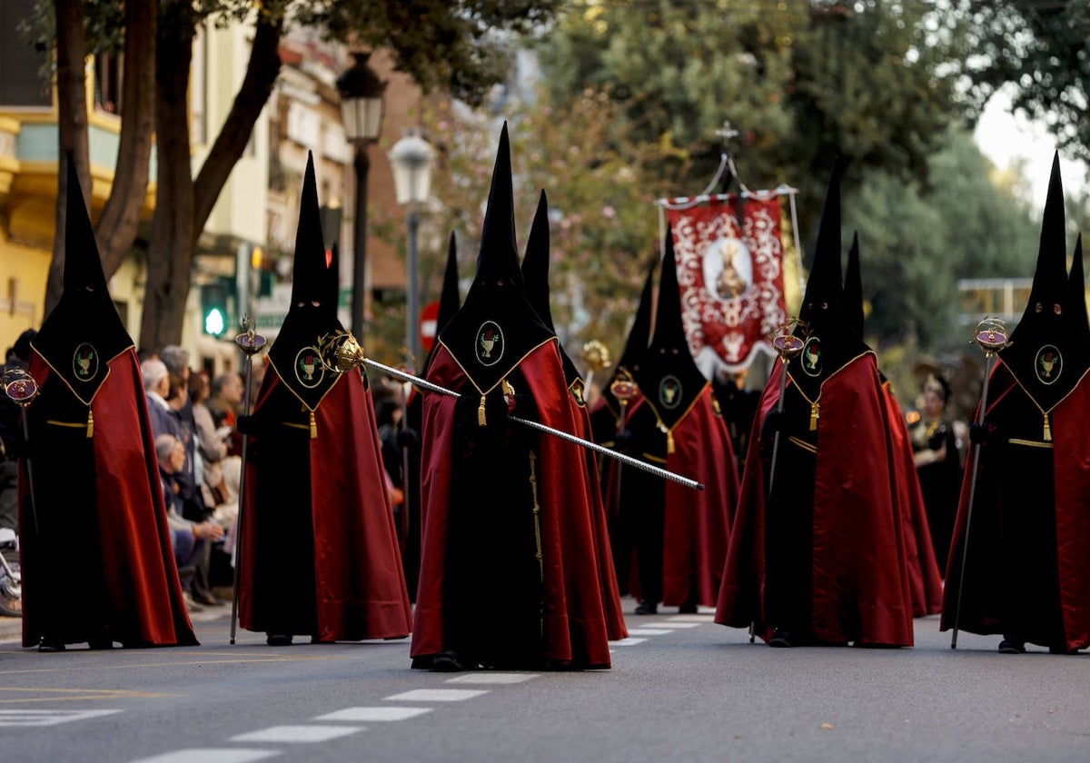 Procesión del Santo Encierro este sábado en Valencia.