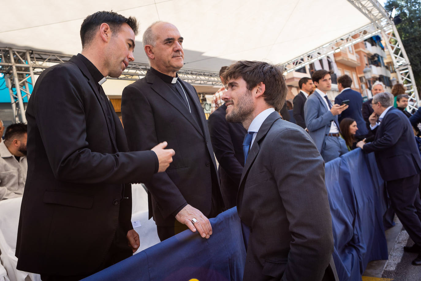 Los políticos, en el Desfile de Resurrección de la Semana Santa Marinera 2023