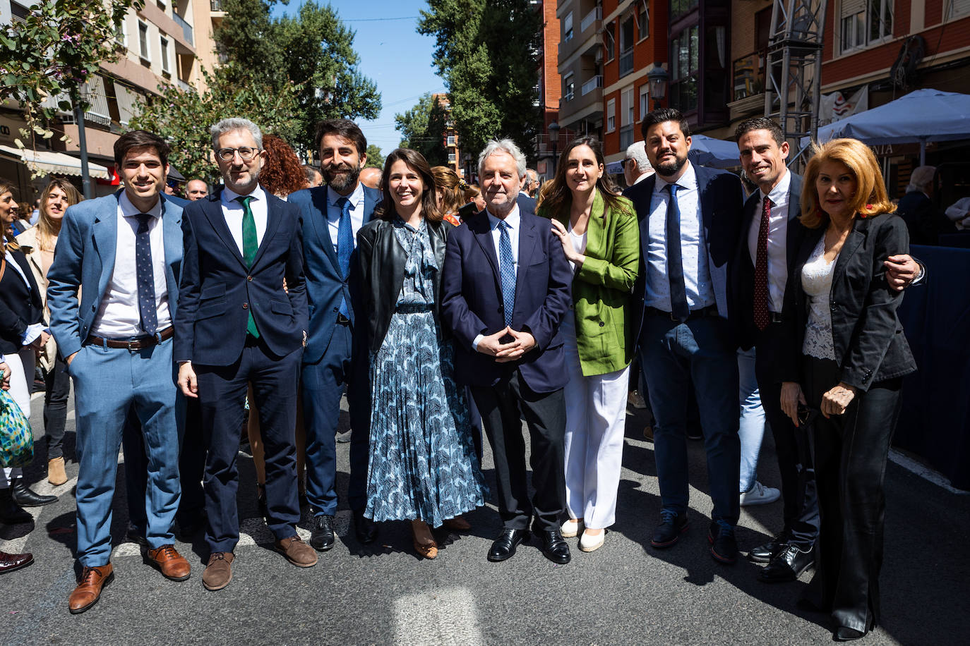 Los políticos, en el Desfile de Resurrección de la Semana Santa Marinera 2023