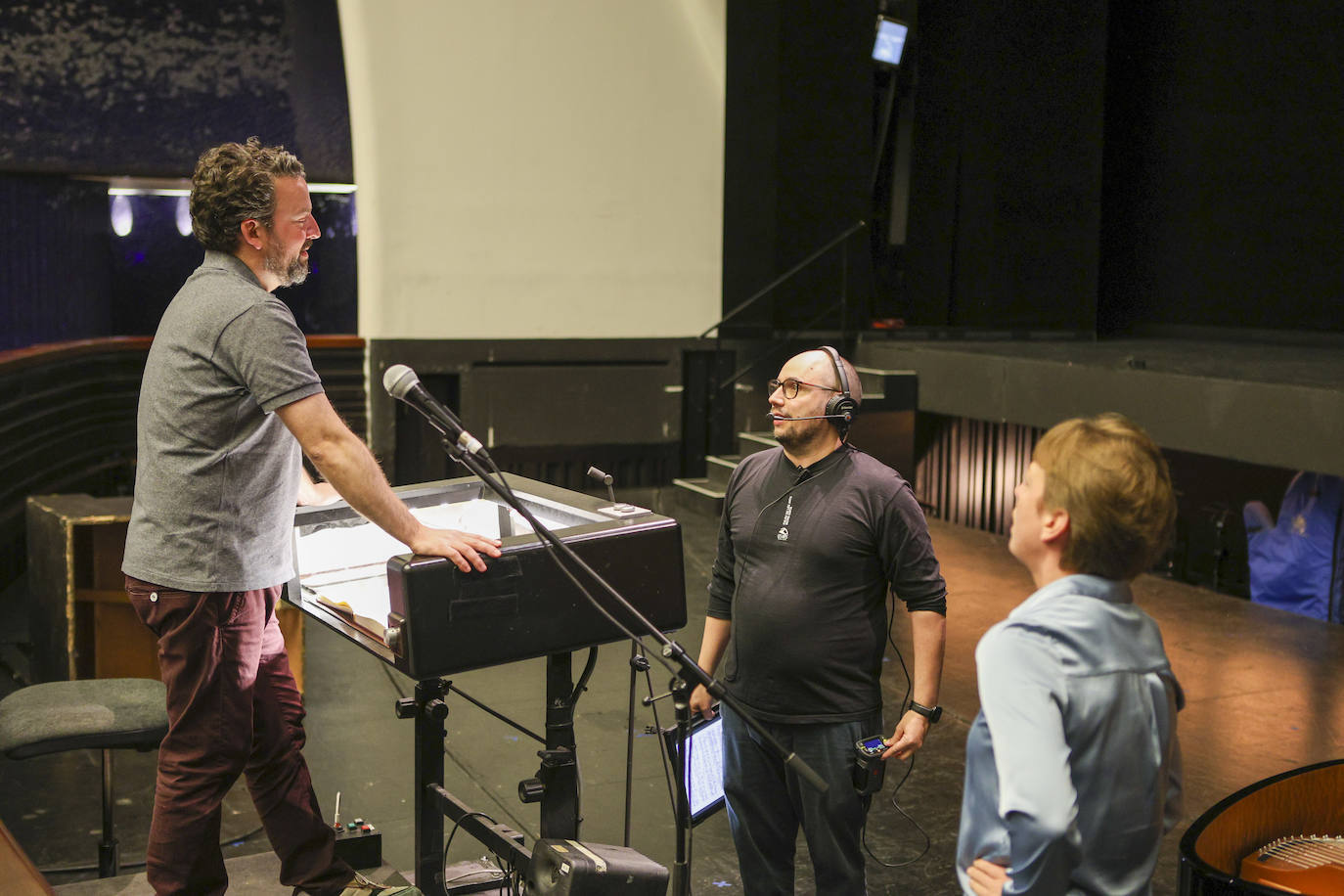 James Gaffigan, durante un ensayo de la ópera wagneriana.