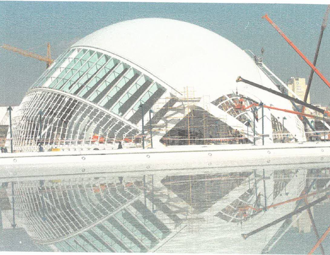 Así se construyó l&#039;Hemisfèric de la Ciudad de las Artes y las Ciencias de Valencia
