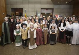 Cuadro de actores del altar de Ribarroja, ganador de los milagros.