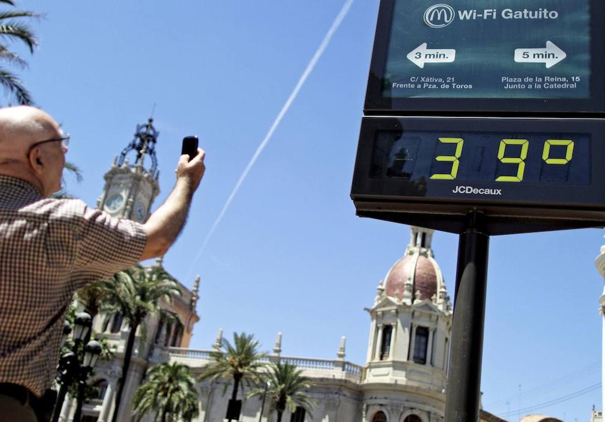 Calor y altas temperaturas en Valencia.