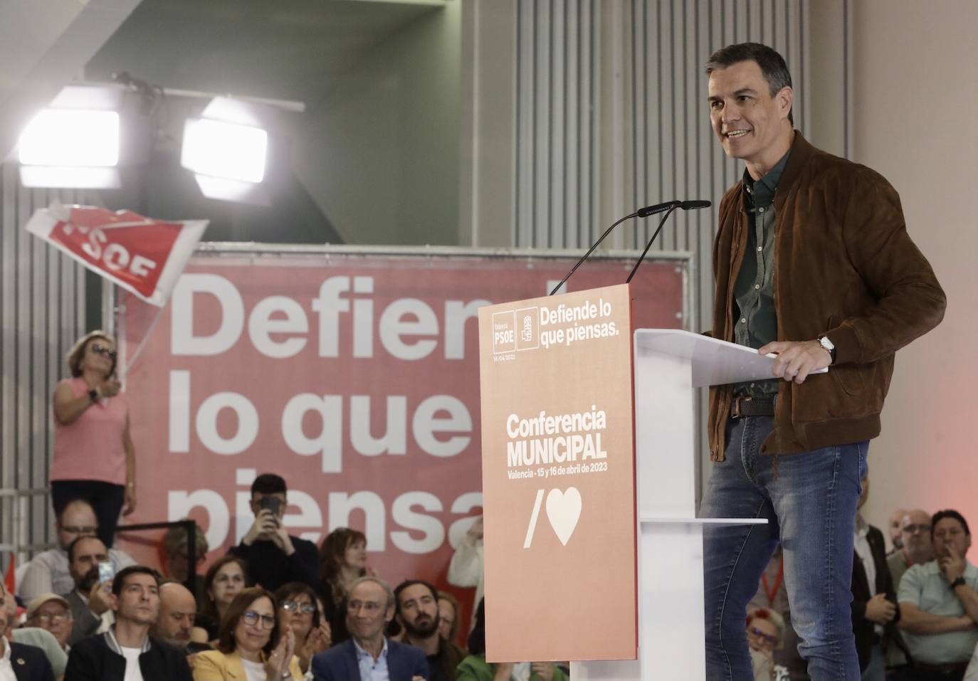 Pedro Sánchez visita Valencia con motivo de la conferencia municipal del PSOE